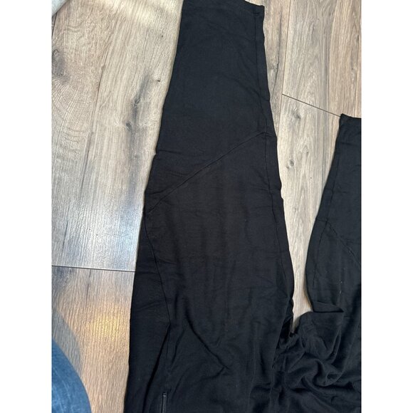 Eileen Fisher Womens M/M Black Ankle-Length Pants With Zipper Pockets Stretchy & - Picture 9 of 9